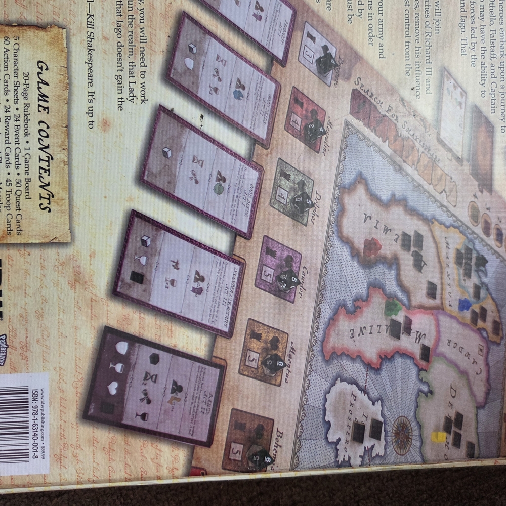 Kill Shakespeare Board Game by IDW Games - Picture 3 of 5